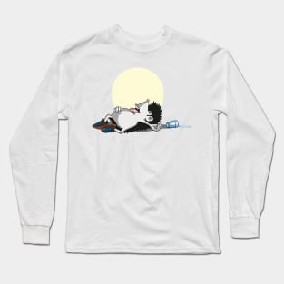 drunk hedgehog Long Sleeve T-Shirt